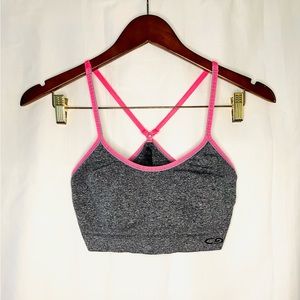 Women’s C9 Champion Grey/Pink Seamless Cami Sports Bra